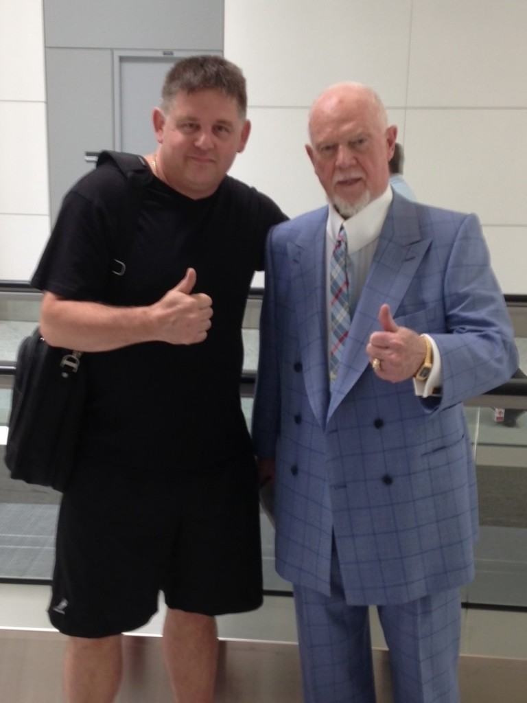 Tim Turk gets thumbs up from Hockey Legend Don Cherry!