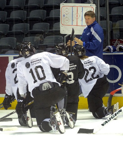 Tim Turk Hockey working with the London Junior Knights