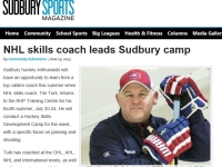 Tim Turk at Sudbury Hockey Camp